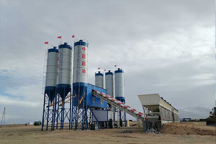 Planta mezcladora de concreto en Sri Lanka